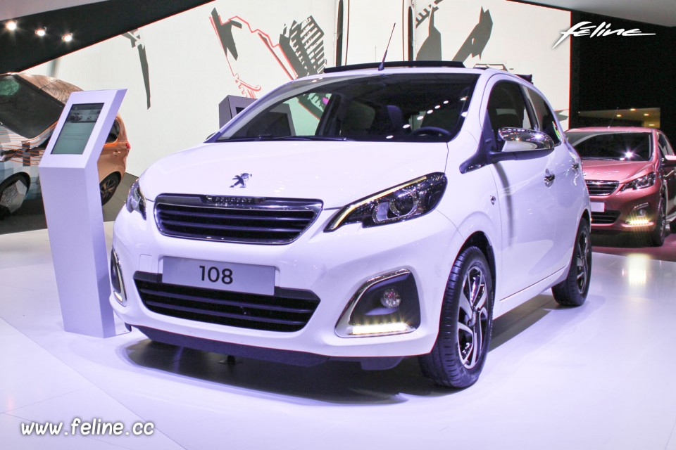 Photo Peugeot 108 Top Blanc Lipizan - Salon de Genève 2014