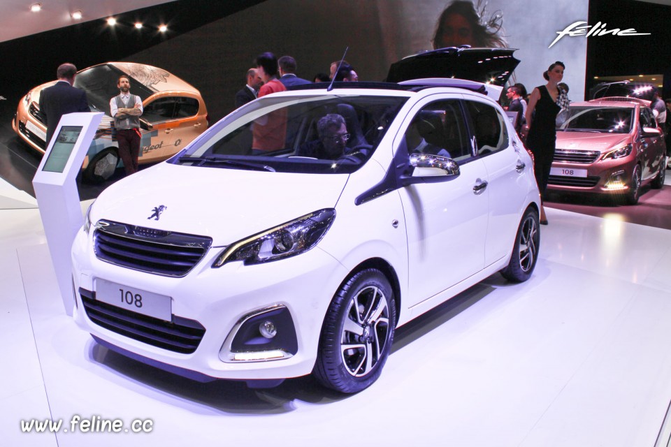Photo Peugeot 108 Top Blanc Lipizan - Salon de Genève 2014