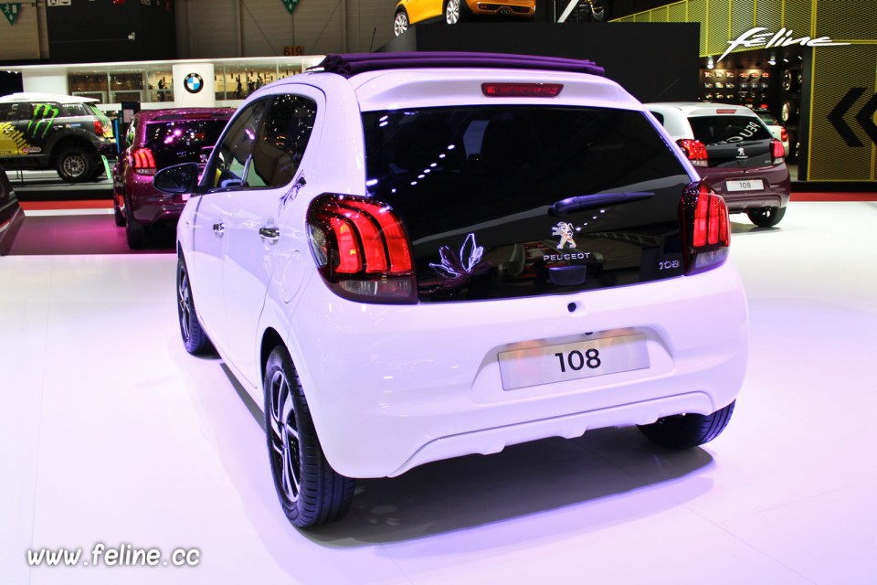 Photo Peugeot 108 Top Blanc Lipizan - Salon de Genève 2014