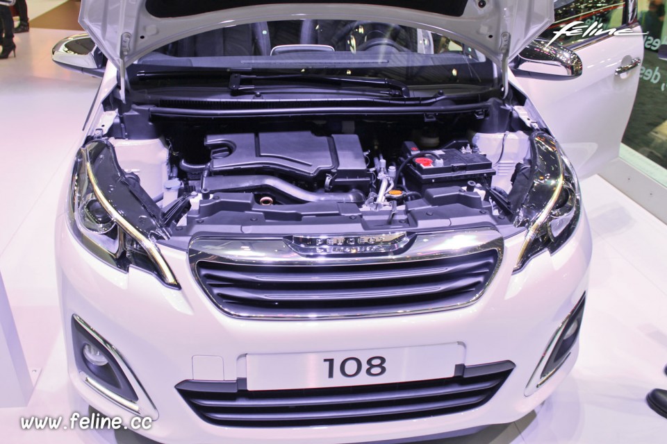 Photo moteur 1.0 VTi 68 ch Peugeot 108 Top - Salon de Genève 20