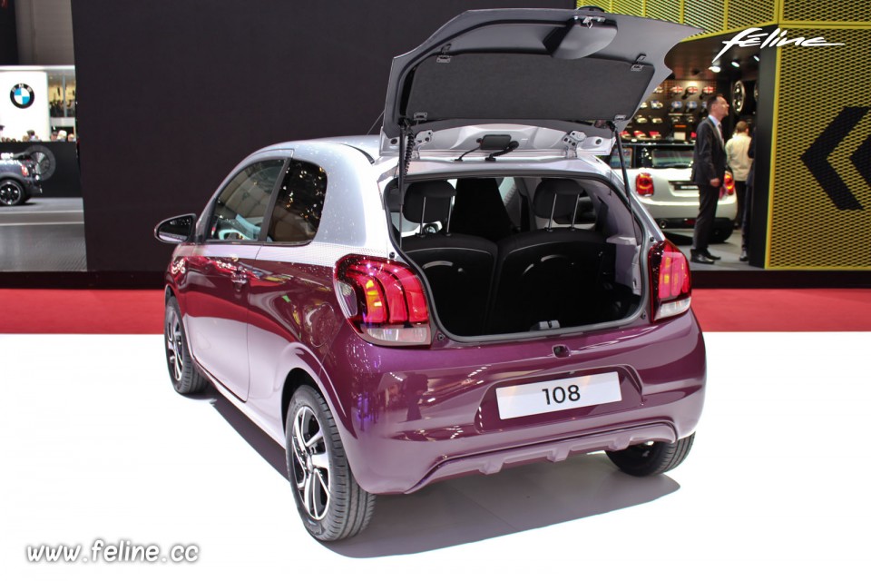 Photo Peugeot 108 Allure bi-colore Red Purple / Gris Gallium - S