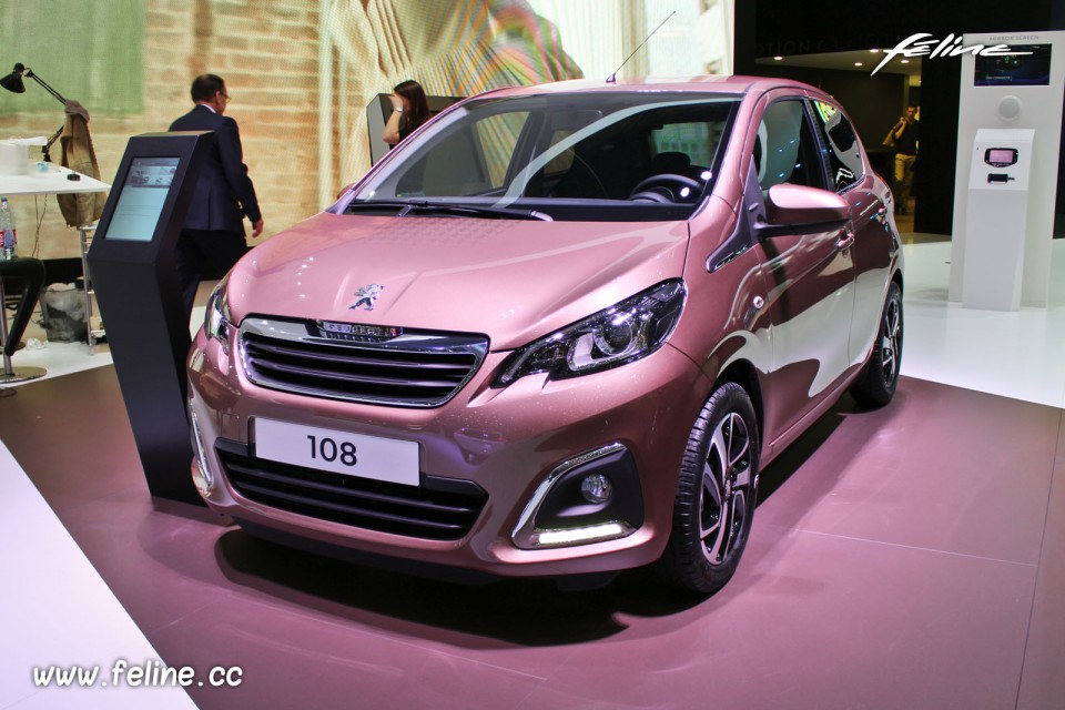 Photo Peugeot 108 Allure cuivre Aïkinite - Salon de Genève 201