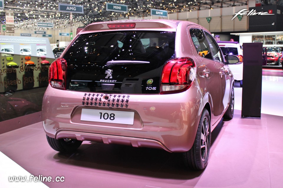 Photo Peugeot 108 Allure cuivre Aïkinite - Salon de Genève 201