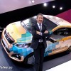 Photo Gilles Vidal et la Peugeot 108 Tattoo Concept - Salon de G