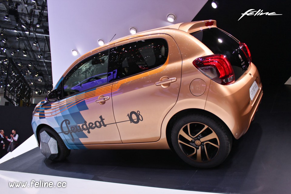 Photo Peugeot 108 Tattoo Concept - Salon de Genève 2014