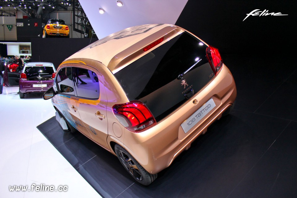 Photo Peugeot 108 Tattoo Concept - Salon de Genève 2014