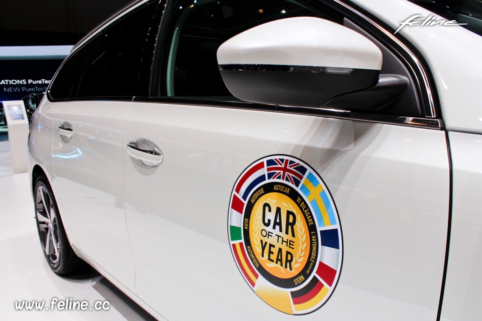 Photo Peugeot 308 SW II Blanc Banquise - Salon de Genève 2014