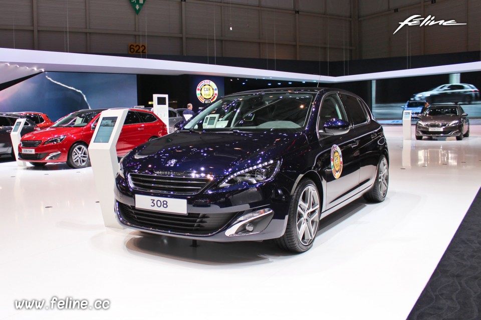 Photo Peugeot 308 II Dark Blue - Salon de Genève 2014
