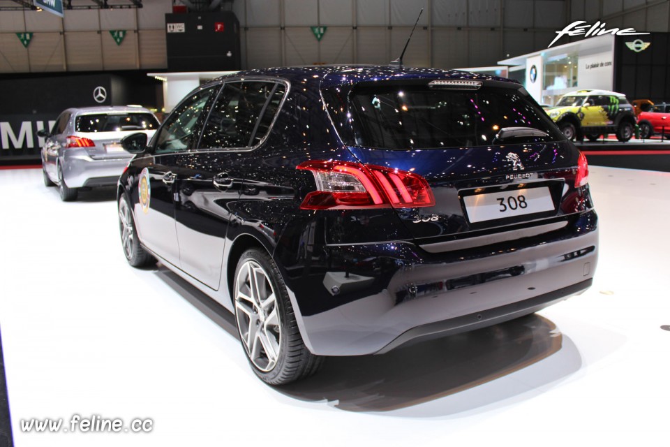 Photo Peugeot 308 II Dark Blue - Salon de Genève 2014