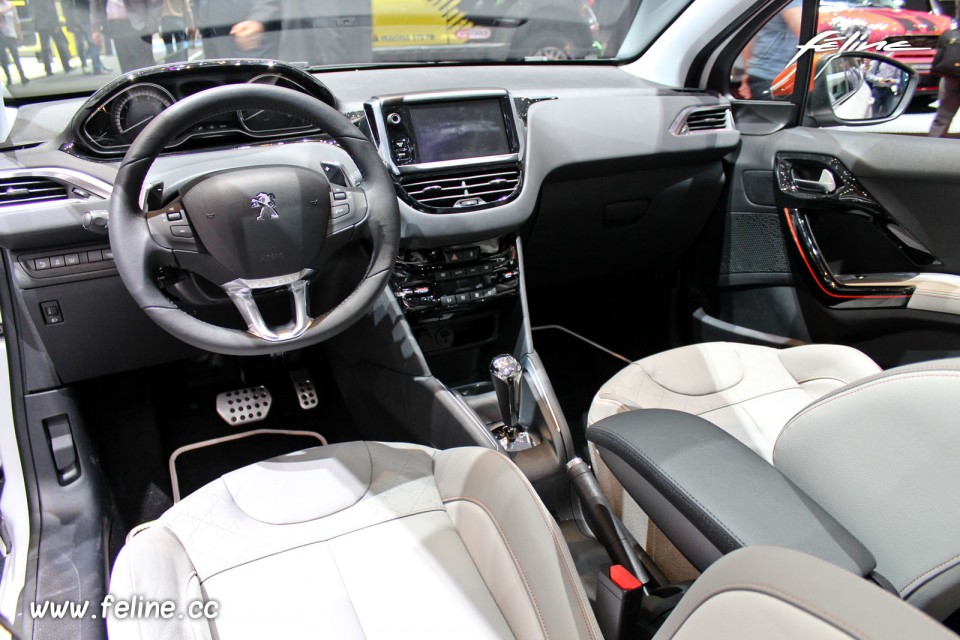 Photo intérieur Peugeot 208 Roland Garros - Salon de Genève 20