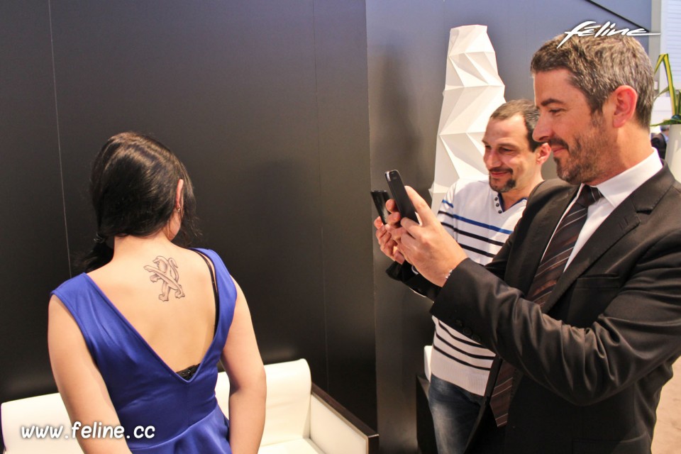 Photo Peugeot Fan Days : Amandine avec Gilles Vidal - Salon de G