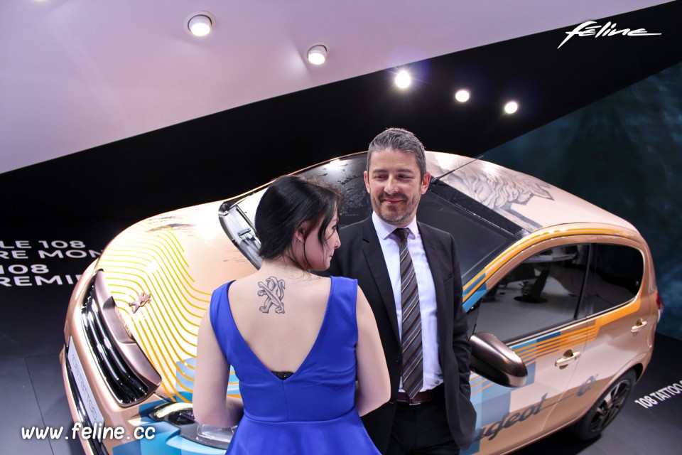 Photo Peugeot Fan Days : Amandine avec Gilles Vidal - Salon de G