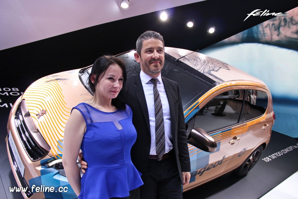 Photo Peugeot Fan Days : Amandine avec Gilles Vidal - Salon de G