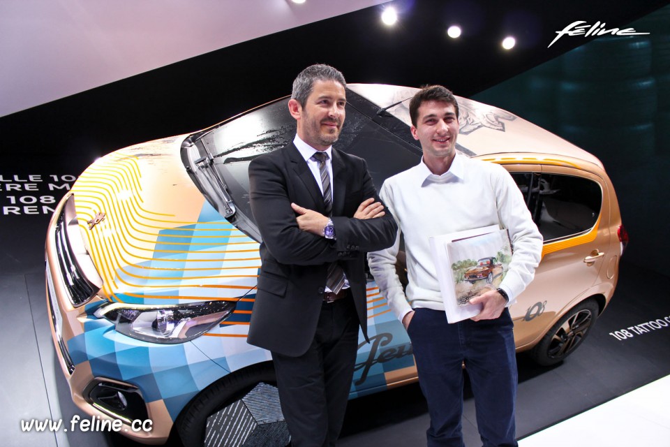 Photo Peugeot Fan Days : Adrian avec Gilles Vidal - Salon de Gen