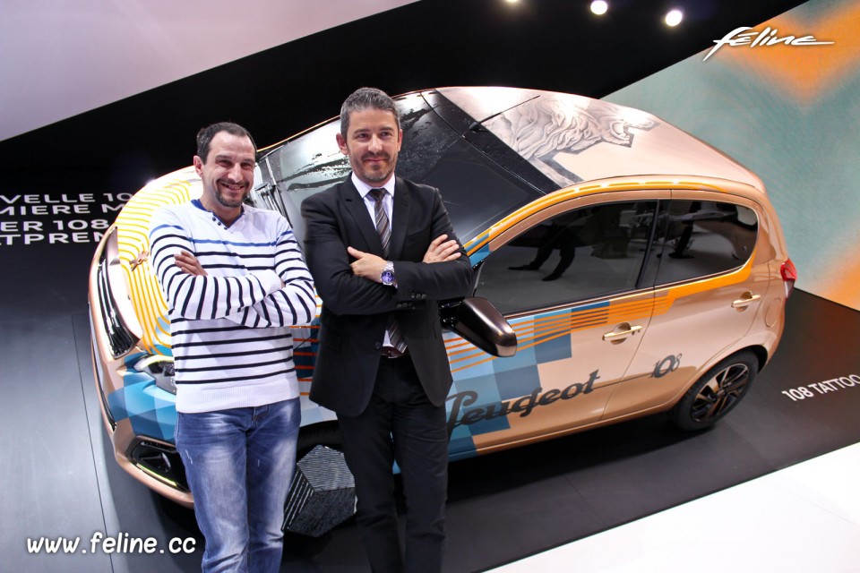 Photo Peugeot Fan Days : Thierry avec Gilles Vidal - Salon de Ge