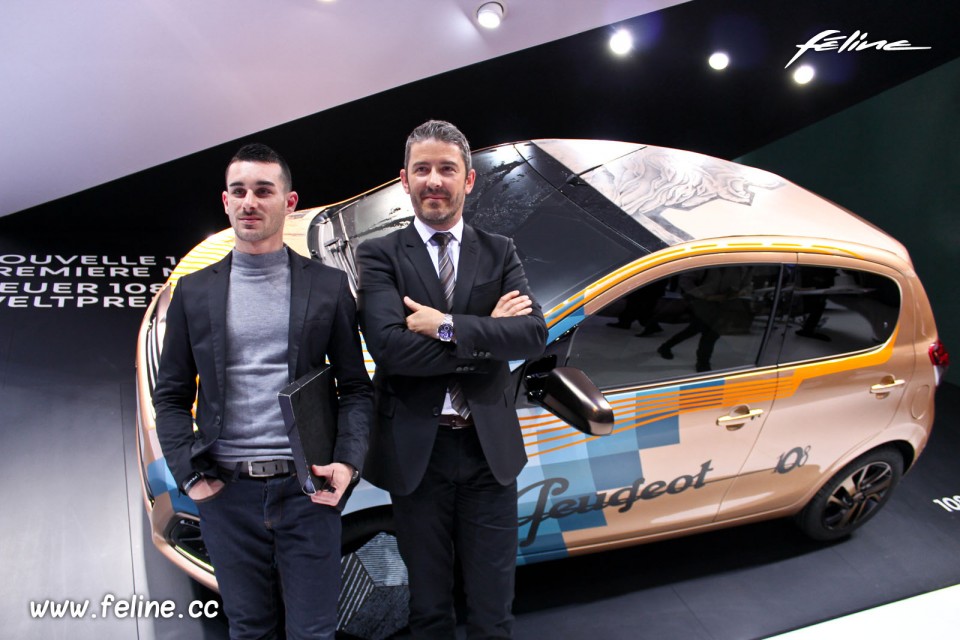 Photo Peugeot Fan Days : Adrien avec Gilles Vidal - Salon de Gen