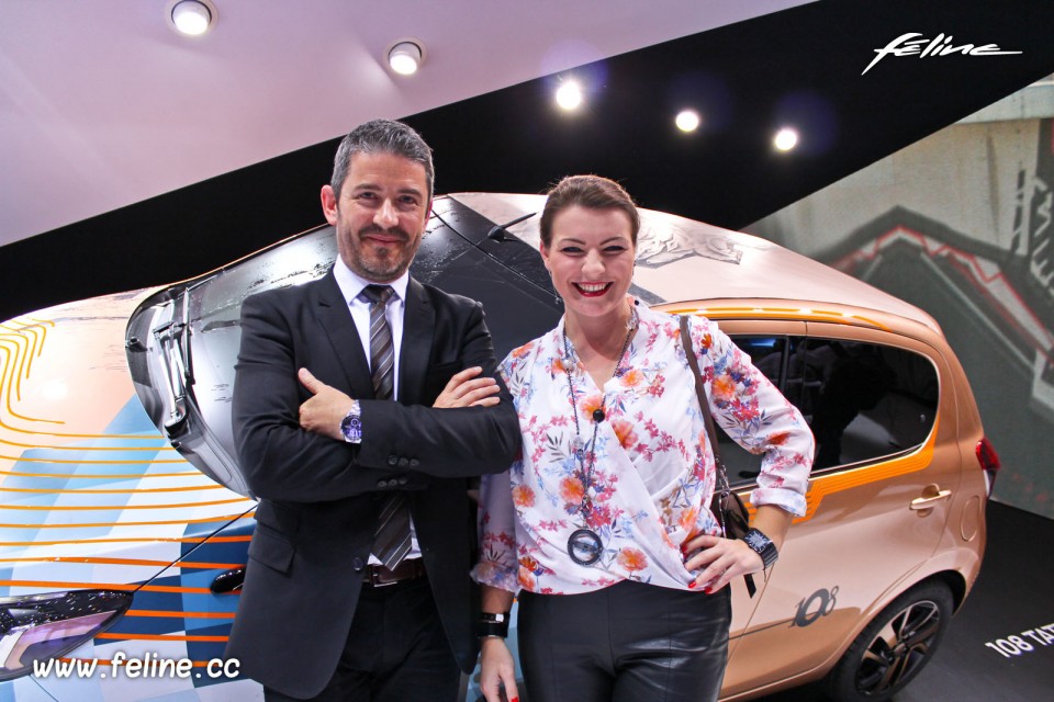 Photo Peugeot Fan Days : Dajana avec Gilles Vidal - Salon de Gen