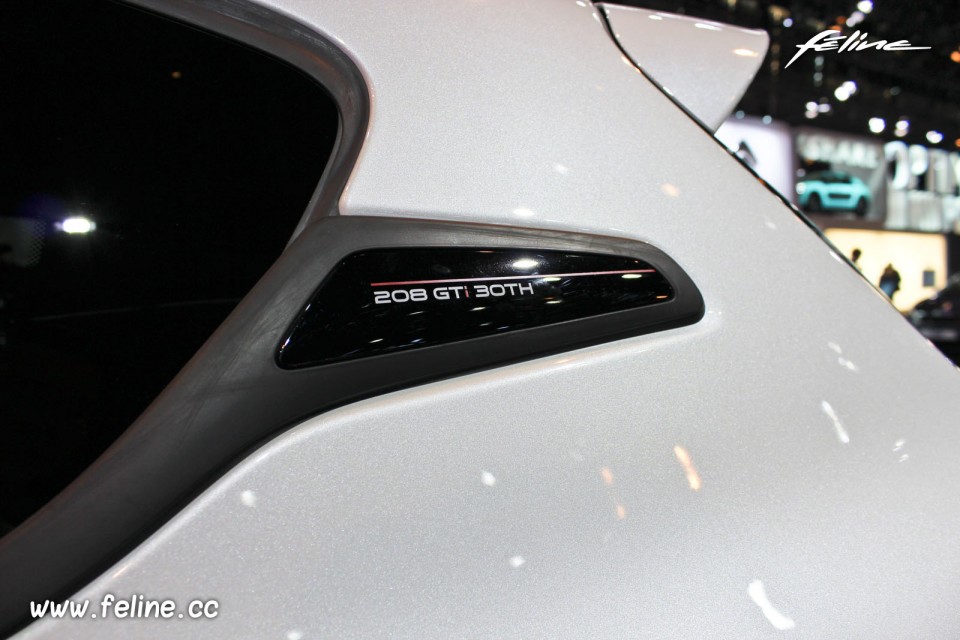 Photo enjoliveur de custode Peugeot 208 GTi 30th - Salon de Pari
