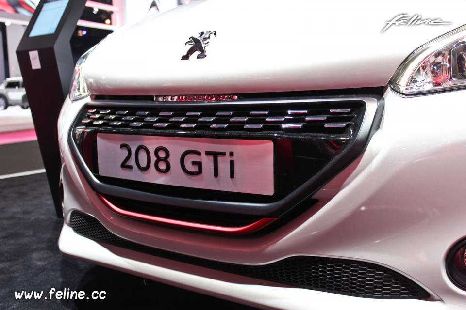 Photo calandre avant Peugeot 208 GTi 30th - Salon de Paris 2014