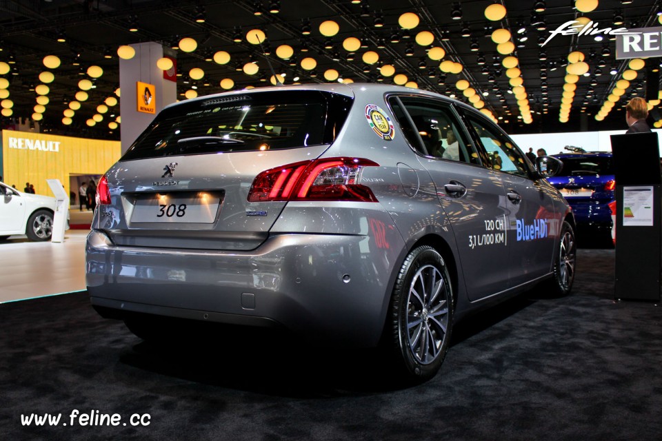 Photo Peugeot 308 Gris Artense - Salon de Paris 2014