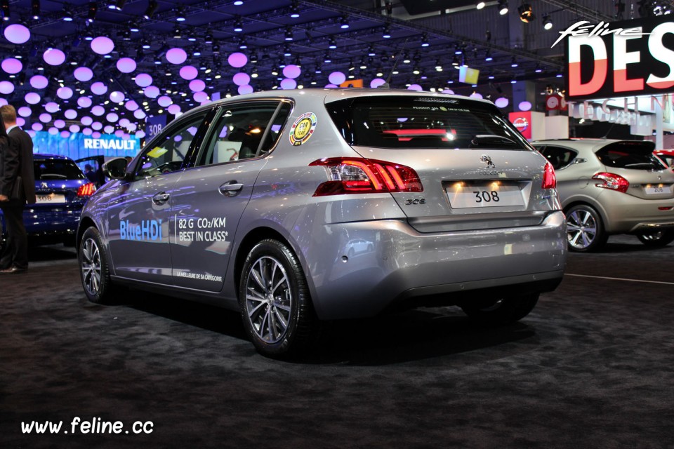 Photo Peugeot 308 Gris Artense - Salon de Paris 2014