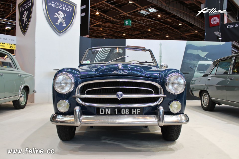 Peugeot 403 Cabriolet Grand Luxe (1960) - Salon Rétromobile 201
