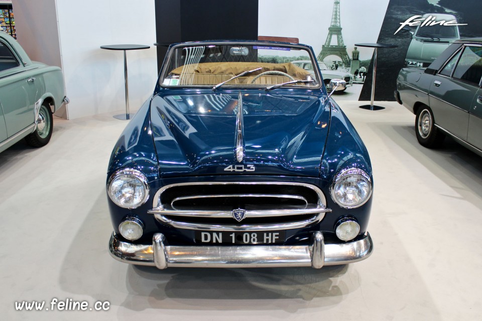 Peugeot 403 Cabriolet Grand Luxe (1960) - Salon Rétromobile 201