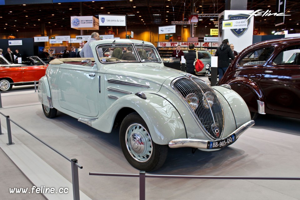 Peugeot 402 Cabriolet (1936) - Salon Rétromobile 2015