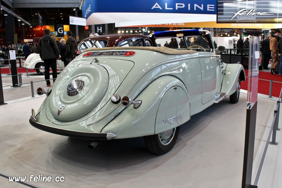 Peugeot 402 Cabriolet (1936) - Salon Rétromobile 2015