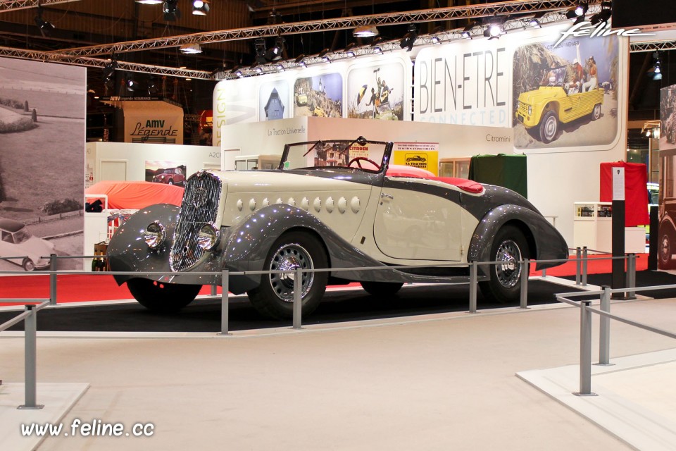 Peugeot 401 D Roadster Mistinguett (1935) - Salon Rétromobile 2