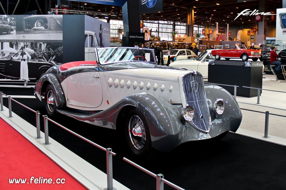 Peugeot 401 D Roadster Mistinguett (1935) - Salon Rétromobile 2