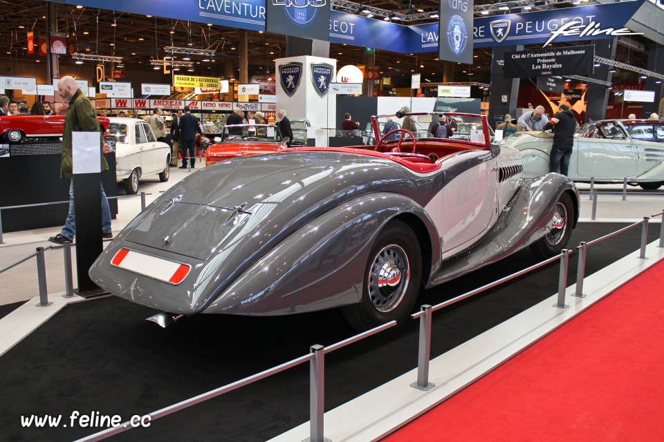 Peugeot 401 D Roadster Mistinguett (1935) - Salon Rétromobile 2