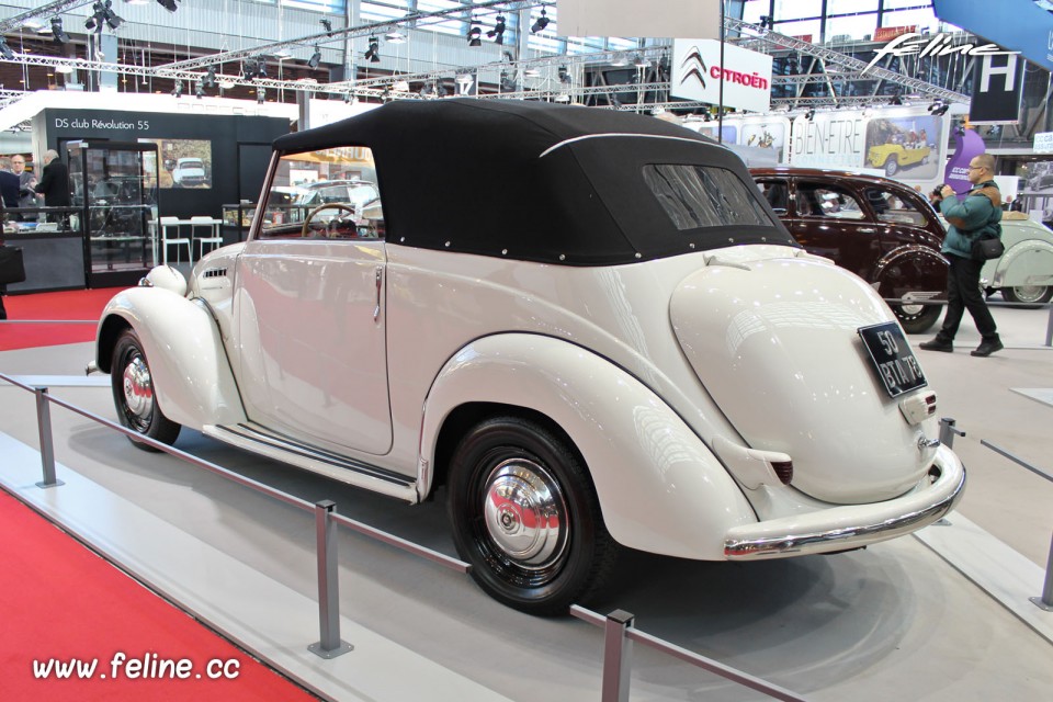 Simca 8 1200 Cabriolet (1950) - Salon Rétromobile 2015