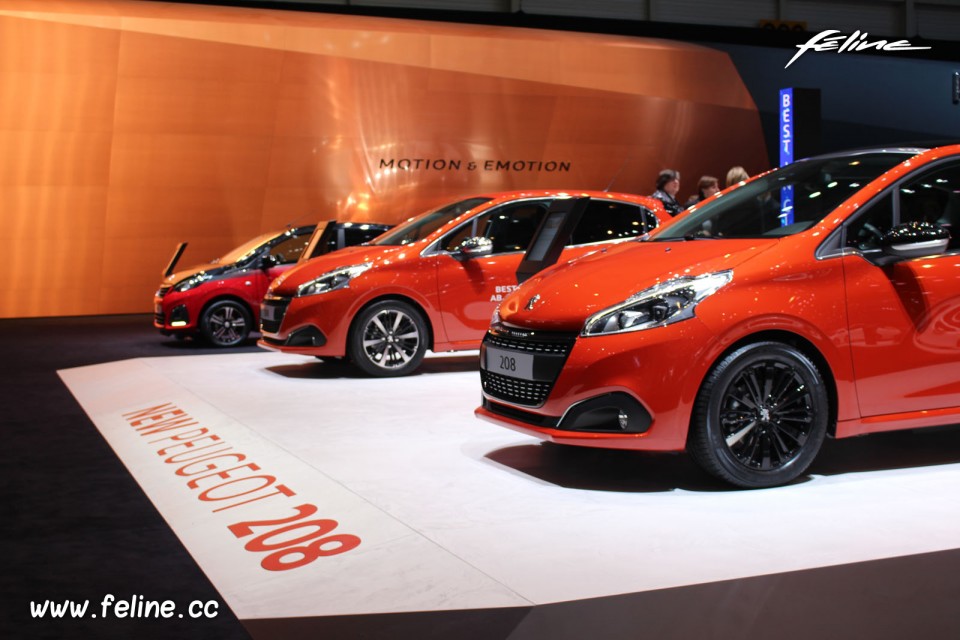 Photo Peugeot 208 restylée - Salon de Genève 2015