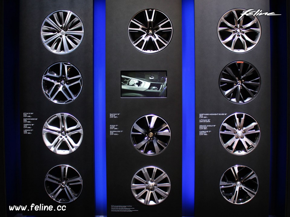 Photo jantes Peugeot - Salon de Genève 2015