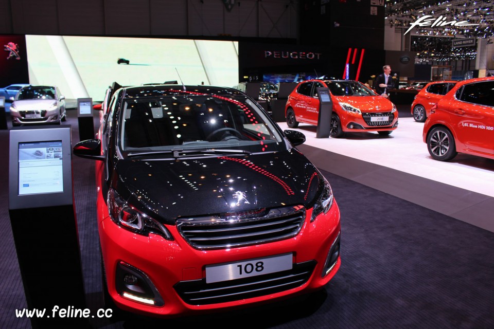 Photo Peugeot 108 Top - Salon de Genève 2015