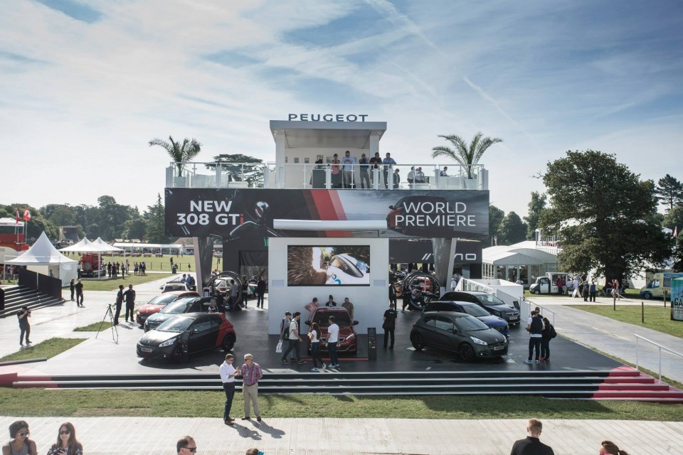 Photo stand Peugeot - Goodwood Festival of Speed 2015