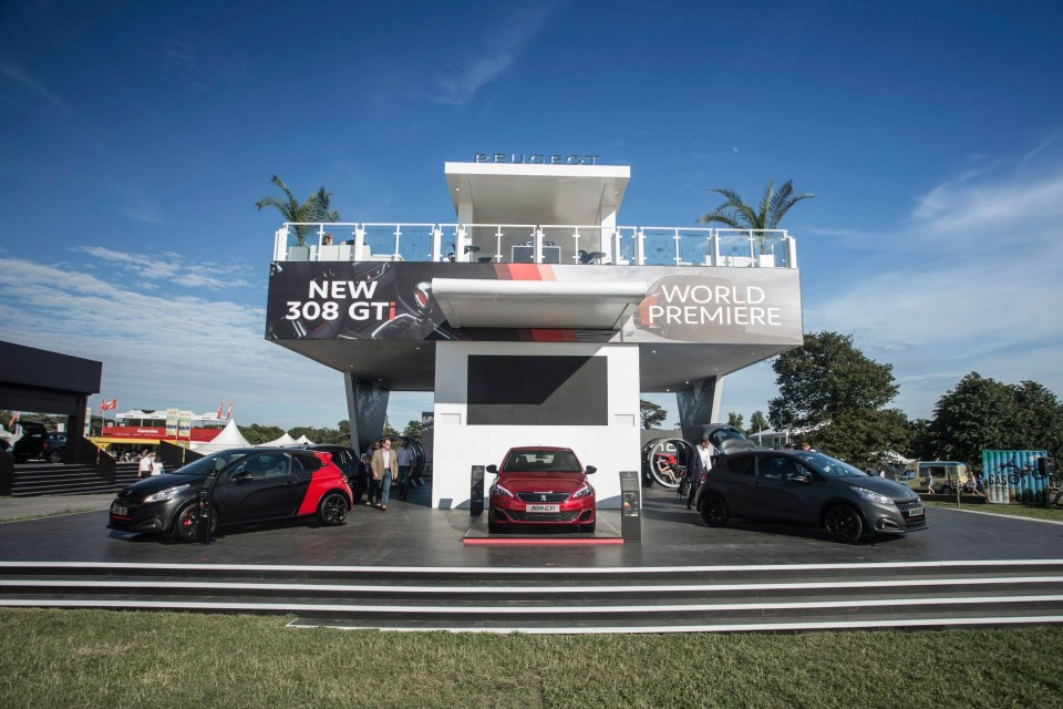 Photo stand Peugeot - Goodwood Festival of Speed 2015
