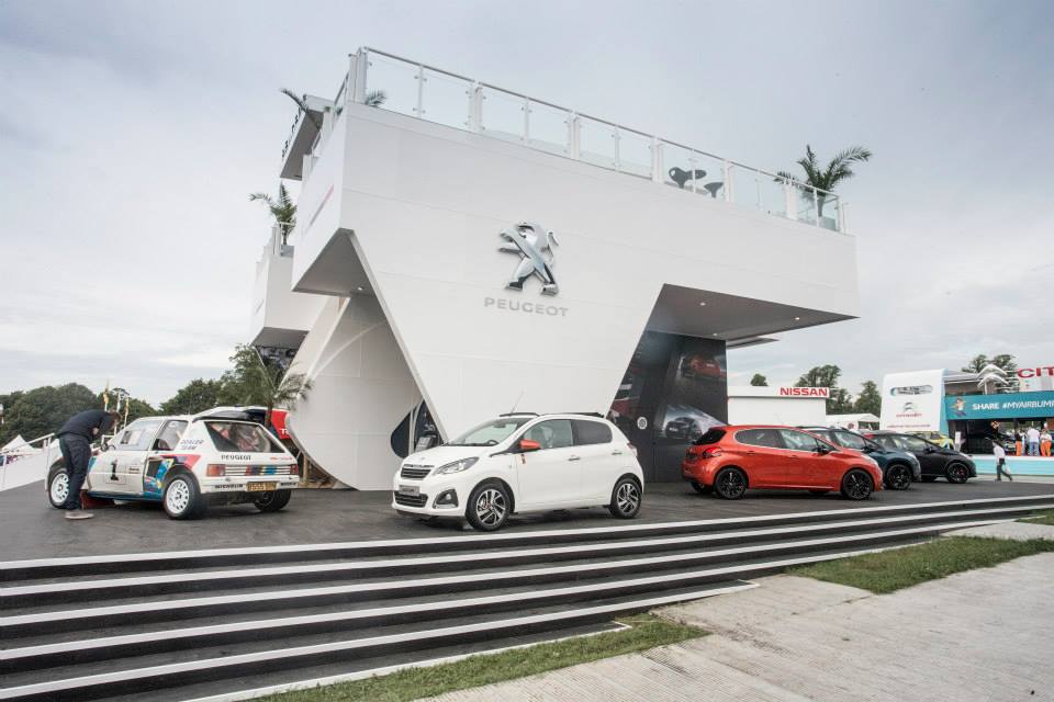 Photo stand Peugeot - Goodwood Festival of Speed 2015