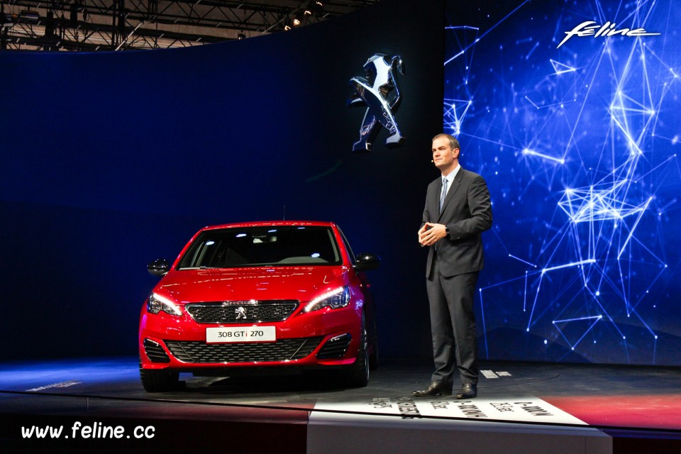 Photo Conférence de Presse Peugeot - Salon de Francfort 2015