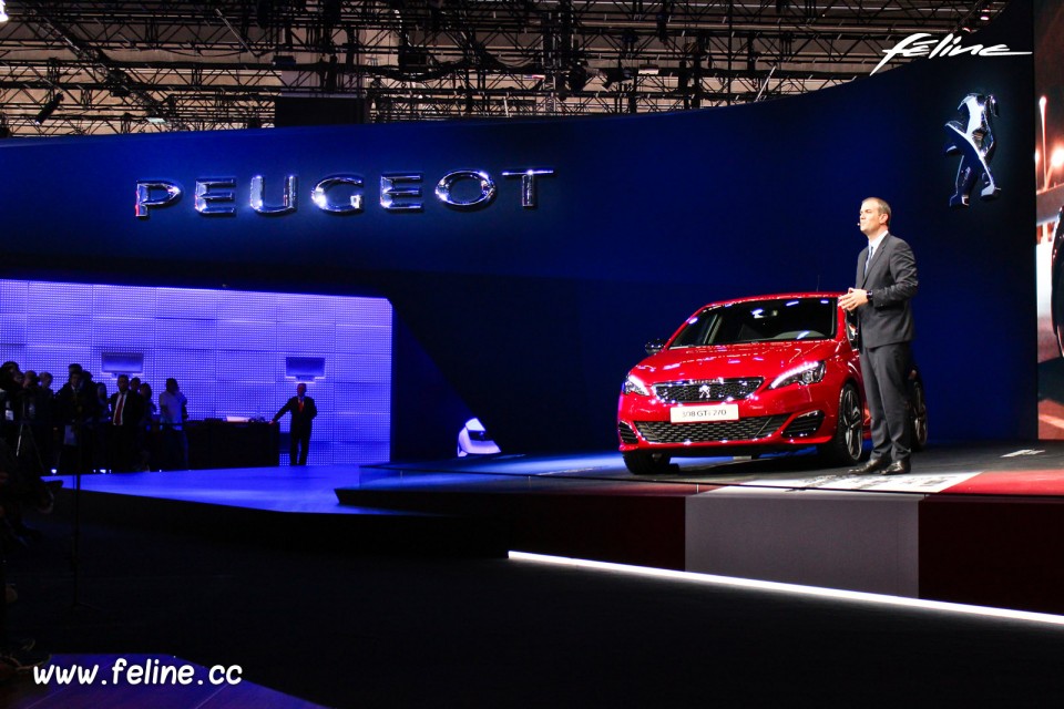 Photo Conférence de Presse Peugeot - Salon de Francfort 2015