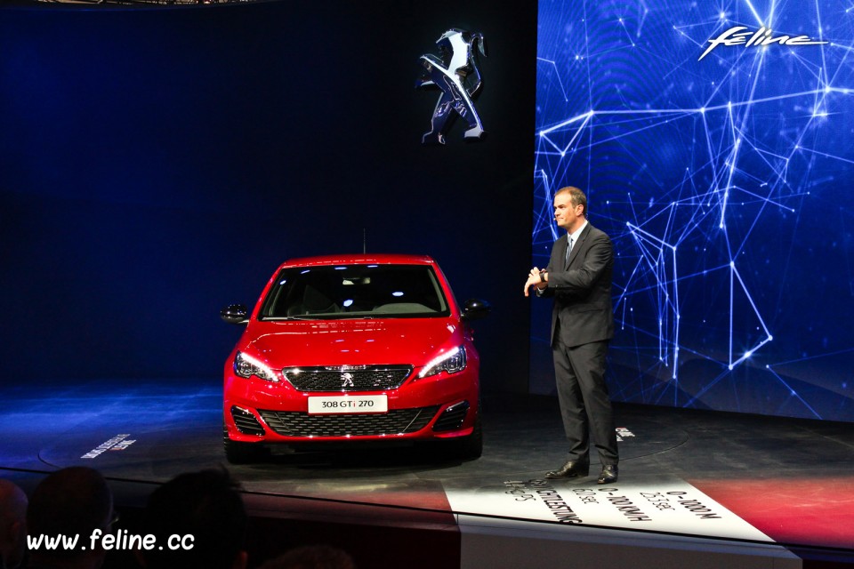 Photo Conférence de Presse Peugeot - Salon de Francfort 2015