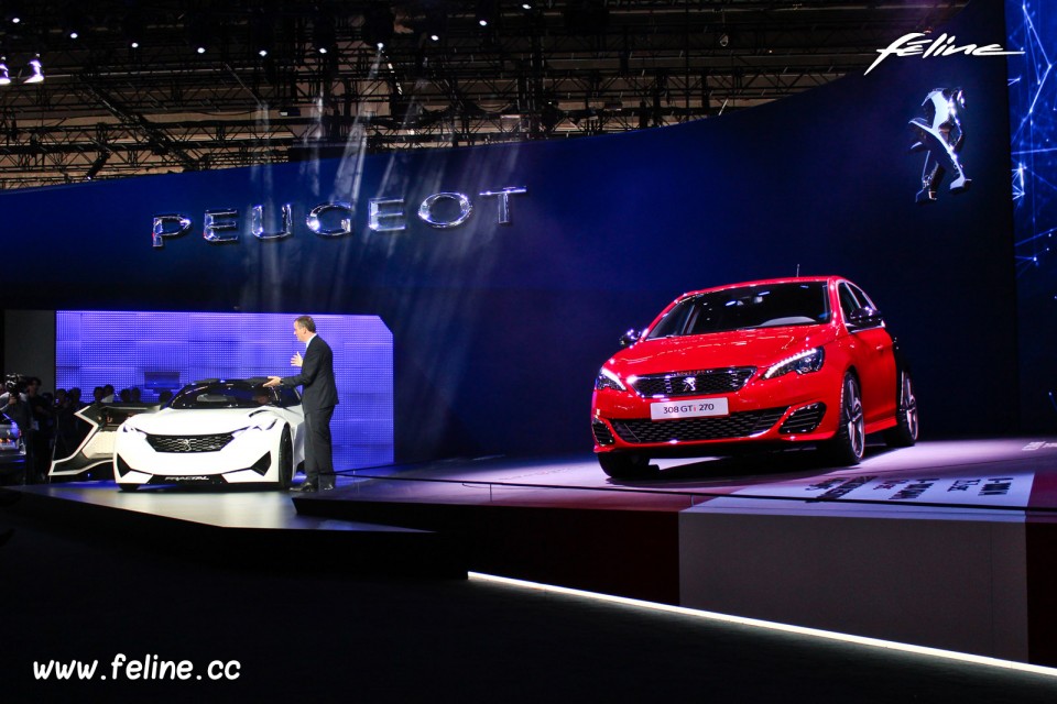 Photo Conférence de Presse Peugeot - Salon de Francfort 2015