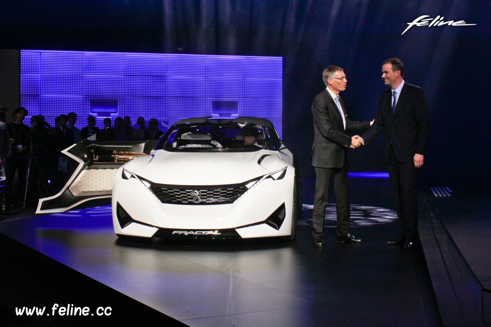 Carlos Tavares et Maxime Picat - Salon de Francfort 2015