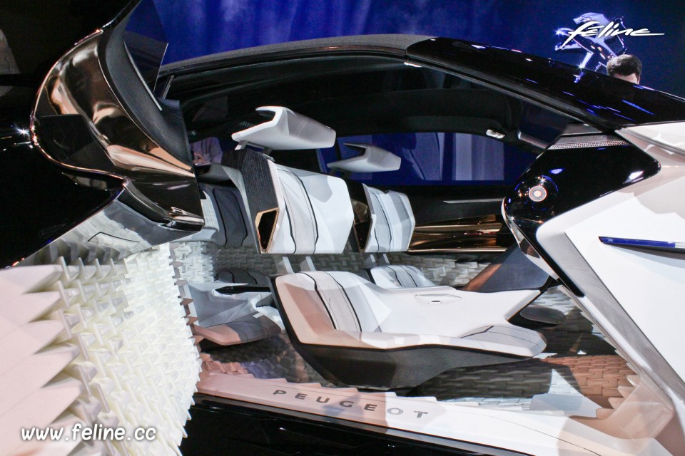 Photo sièges Peugeot Fractal Concept (2015) - Salon de Francfor
