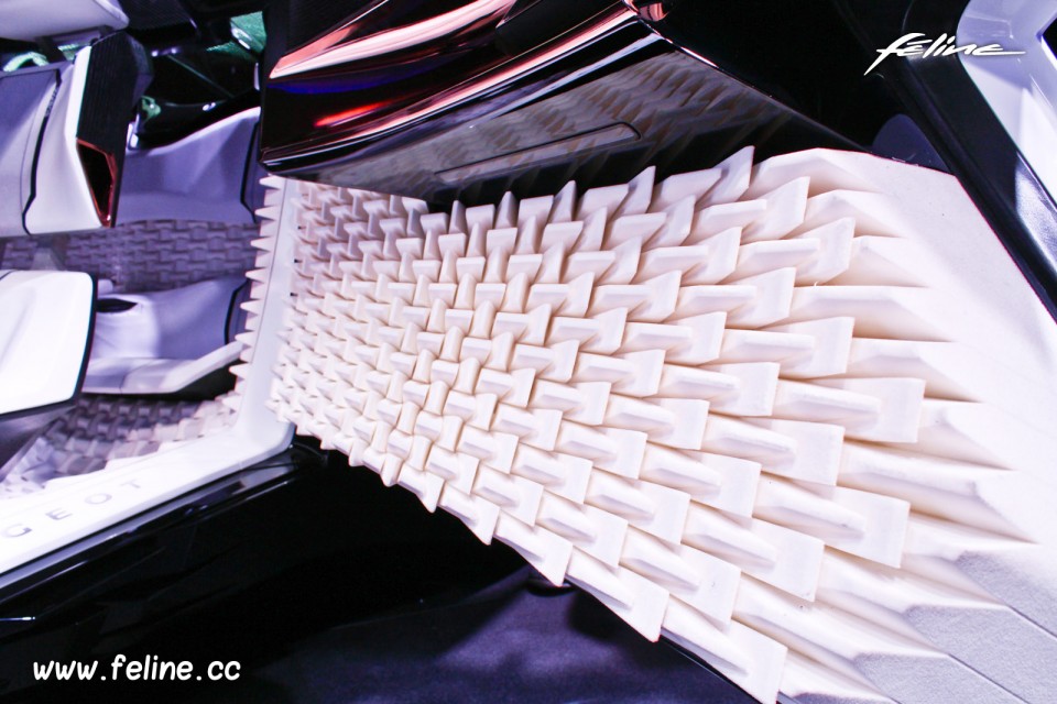 Photo garniture de porte Peugeot Fractal Concept (2015) - Salon