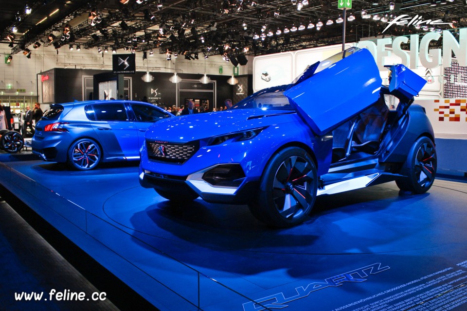 Photo Peugeot Quartz Concept (2014) et 308 R HYbrid (2015) - Sal