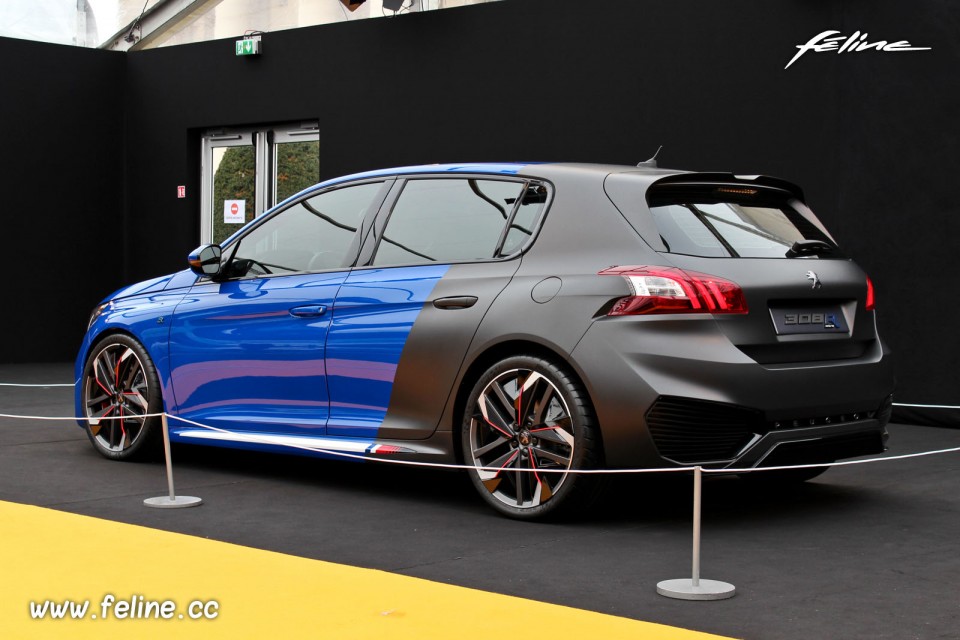 Photo 3/4 arrière Peugeot 308 R HYbrid (2015) - Expo Concept Ca