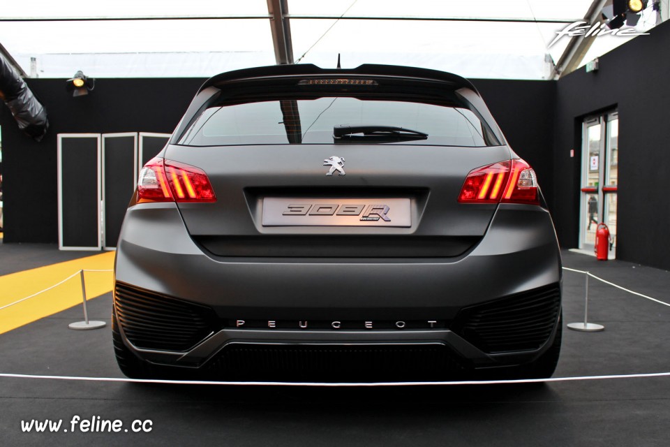 Photo face arrière Peugeot 308 R HYbrid (2015) - Expo Concept C