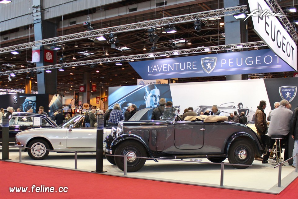 Photo Stand Aventure Peugeot - Salon Rétromobile 2016